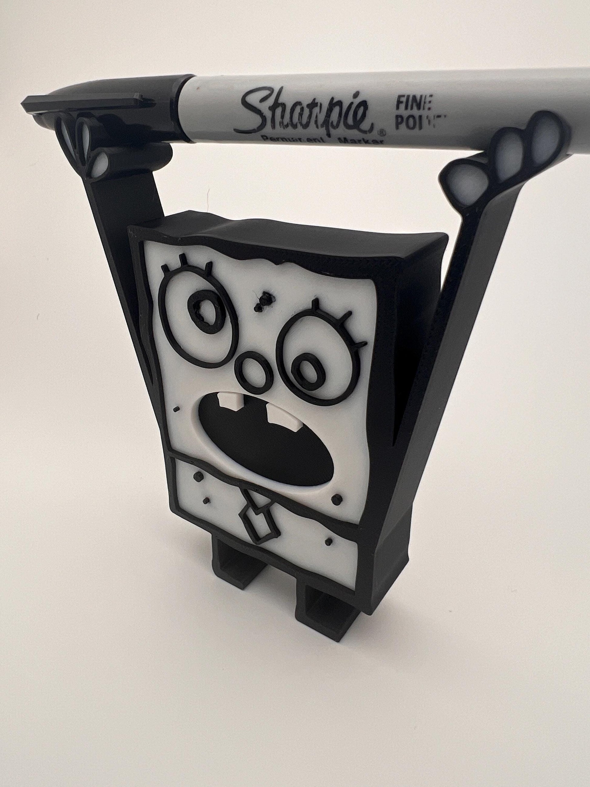 Doodlebob Holder for your Desk | Pens | Pencils | Markers | Desk Accessories | Funny