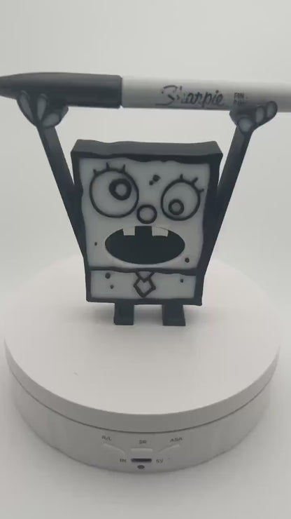 Doodlebob Holder for your Desk | Pens | Pencils | Markers | Desk Accessories | Funny