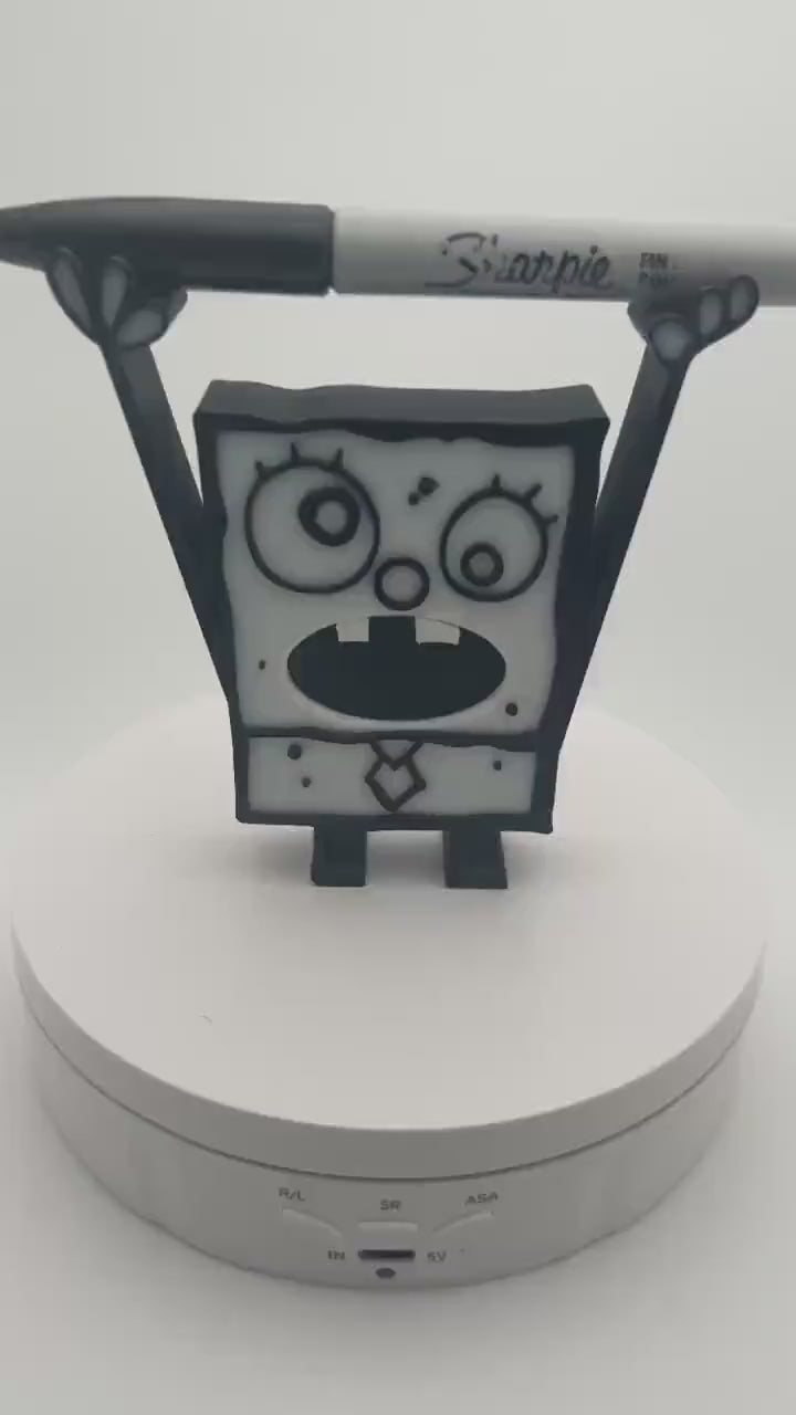 Doodlebob Holder for your Desk | Pens | Pencils | Markers | Desk Accessories | Funny