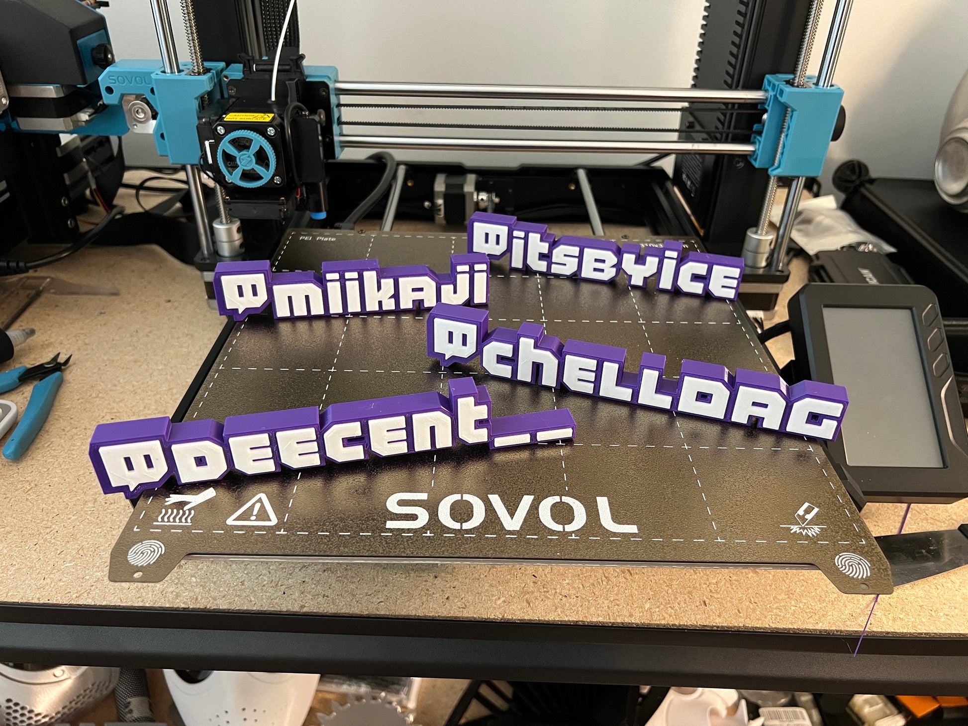 Customized Twitch Streamer Gift | Twitch Style Nameplate | Game Room, Office, Dorm